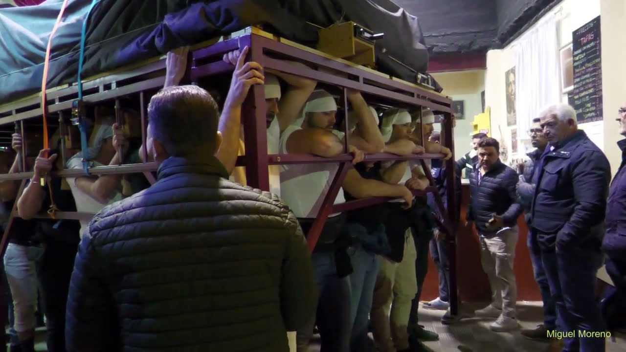 Primer ensayo de costaleros del Soberano del Pantano. Morón 2024