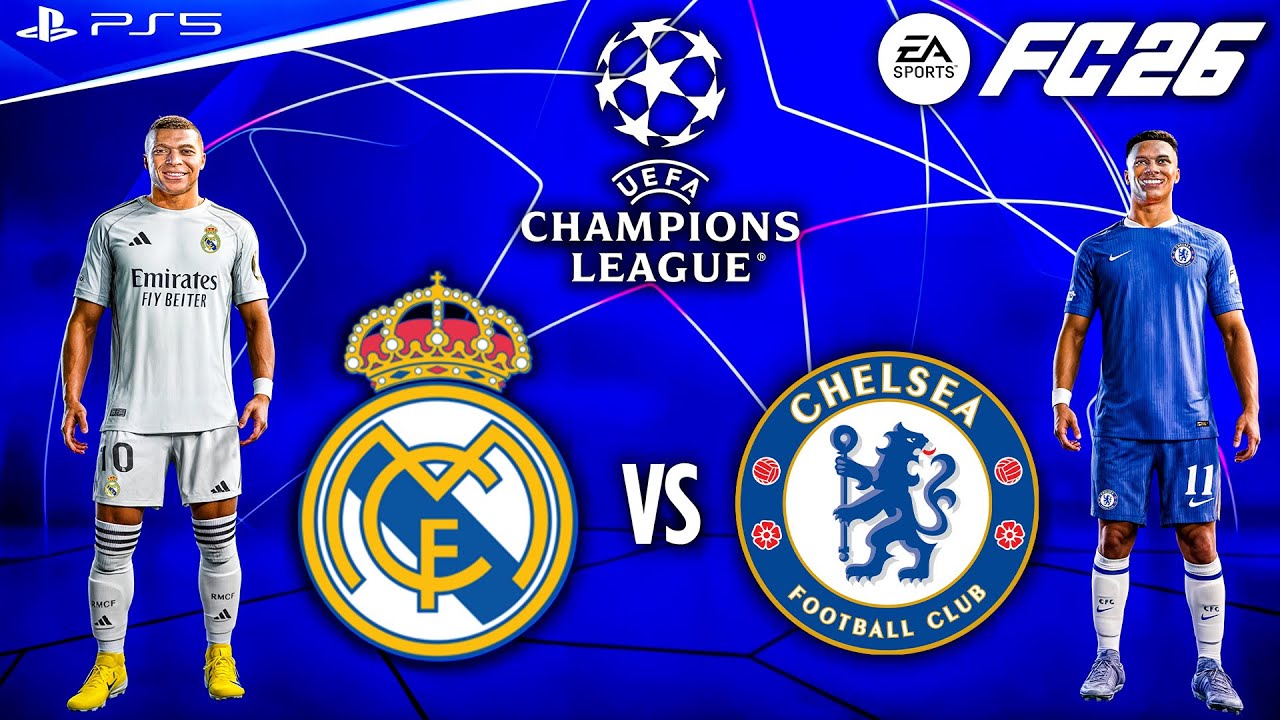 FC 26 - Real Madrid vs. Chelsea Ft. Haaland, Isak, | UEFA Champions League 25/26 | PS5 [4K60]