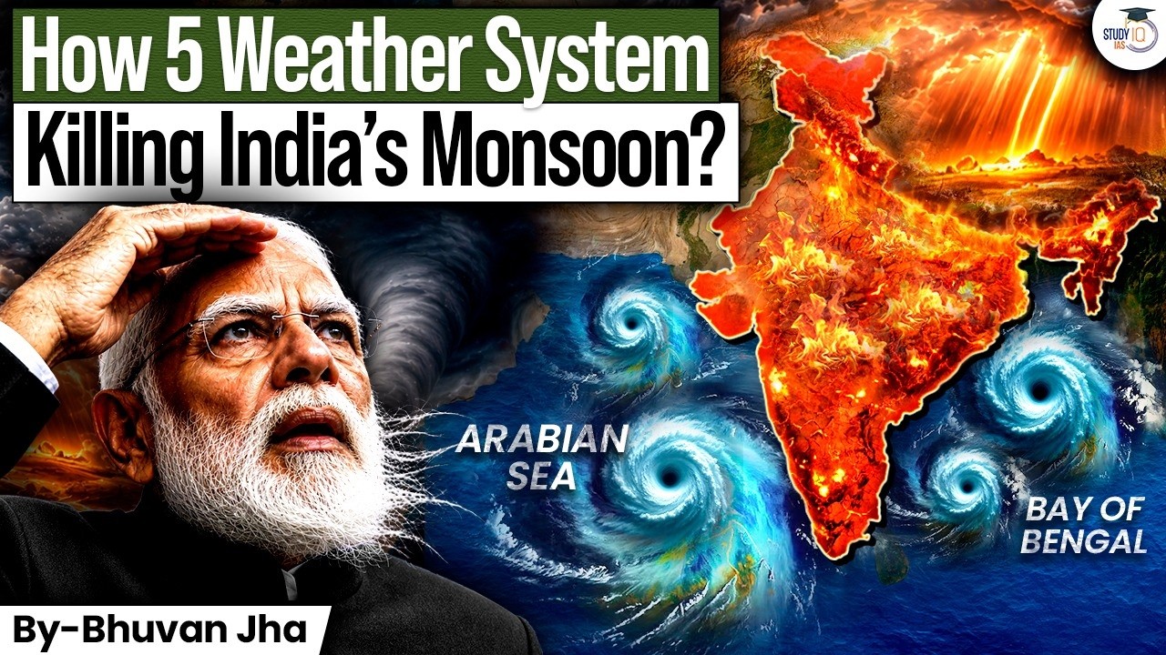 No Rain in 2026: What's Wrong with the Indian Monsoon | El Ni&ntilde;o's Impact on India's Weather| StudyIQ