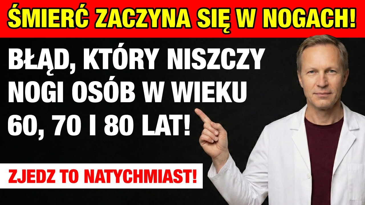 UWAGA SENIORZY! Zjedzcie te 3 produkty i przestańcie cierpieć z powodu skurczów i bólu nóg!