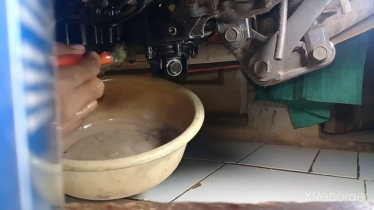 Cara Isi Oli Ninbu 250 Pakai Alat Pengukur Oli