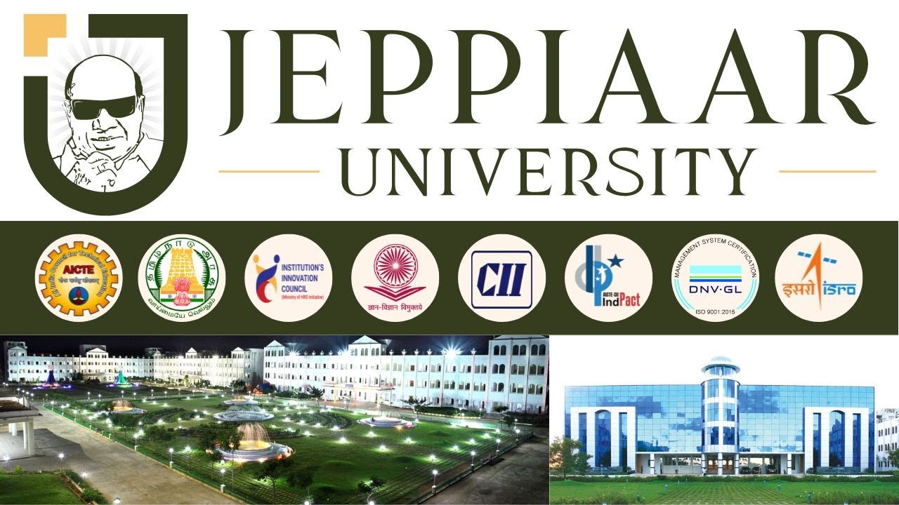 JEPPIAAR UNIVERSITY - CHENNAI -CAMPUS TOUR