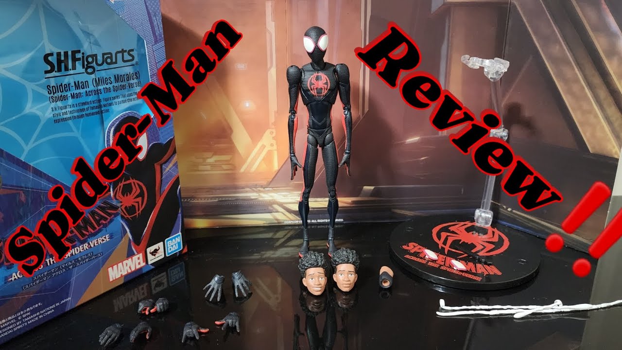 Shf Spider-Man (miles morales) review ‼️‼️#review #shfiguarts #spiderman #marvel