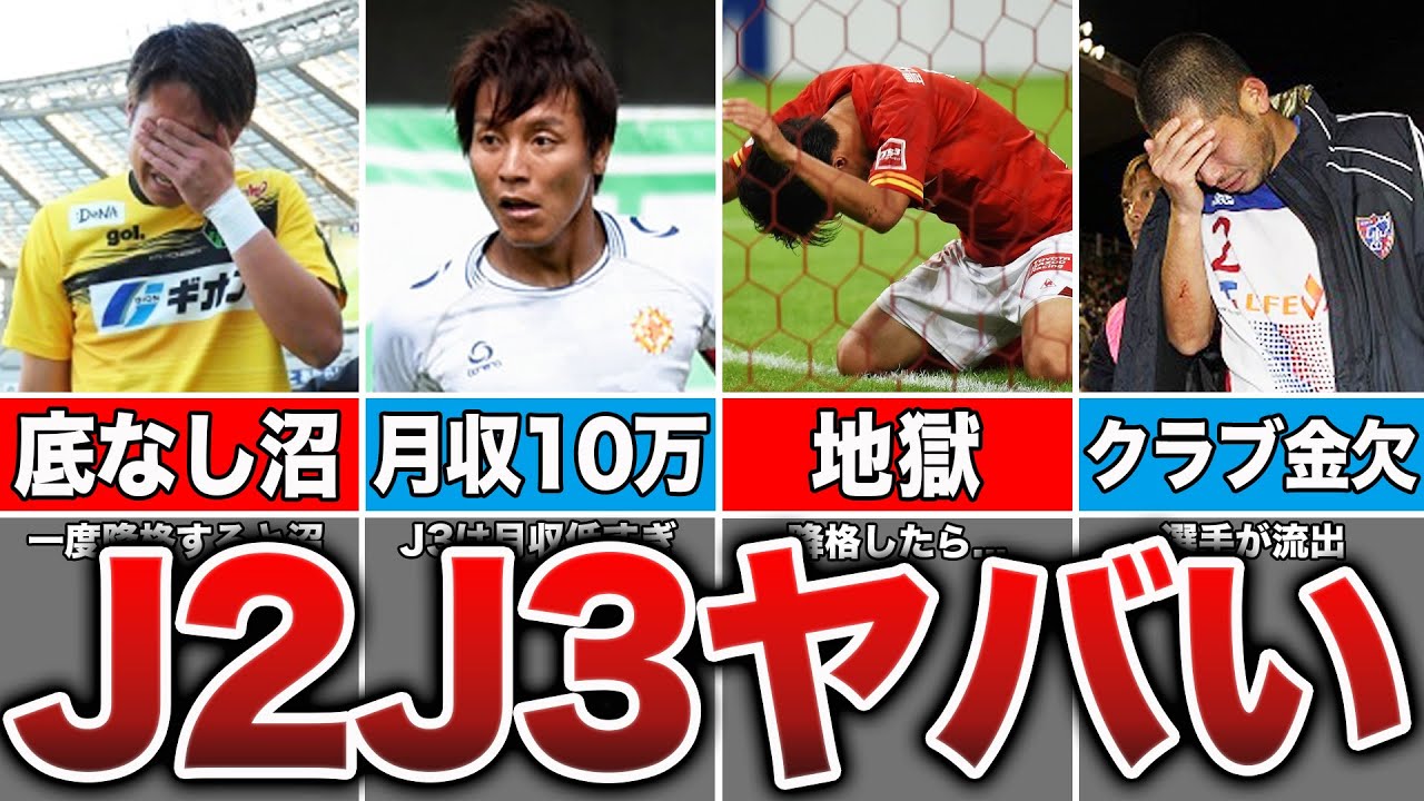 【降格したら終了】なぜJ2,J3に降格してはいけないのか？この動画で全てが分かる