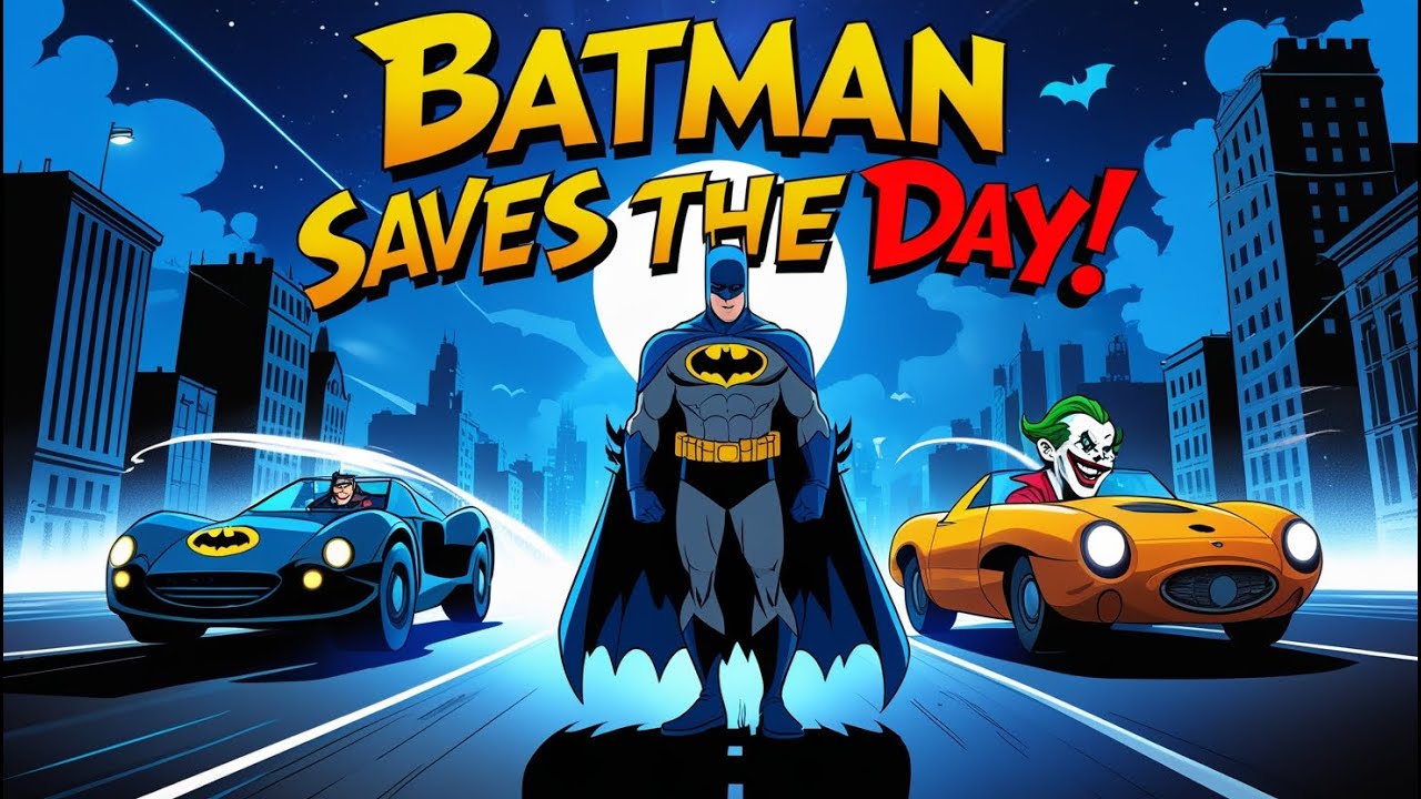kids song Batman Saves the Day!  | Fun Superhero Song for Kids