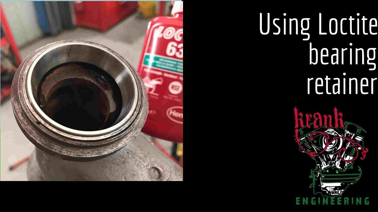 How to use bearing retaining compound