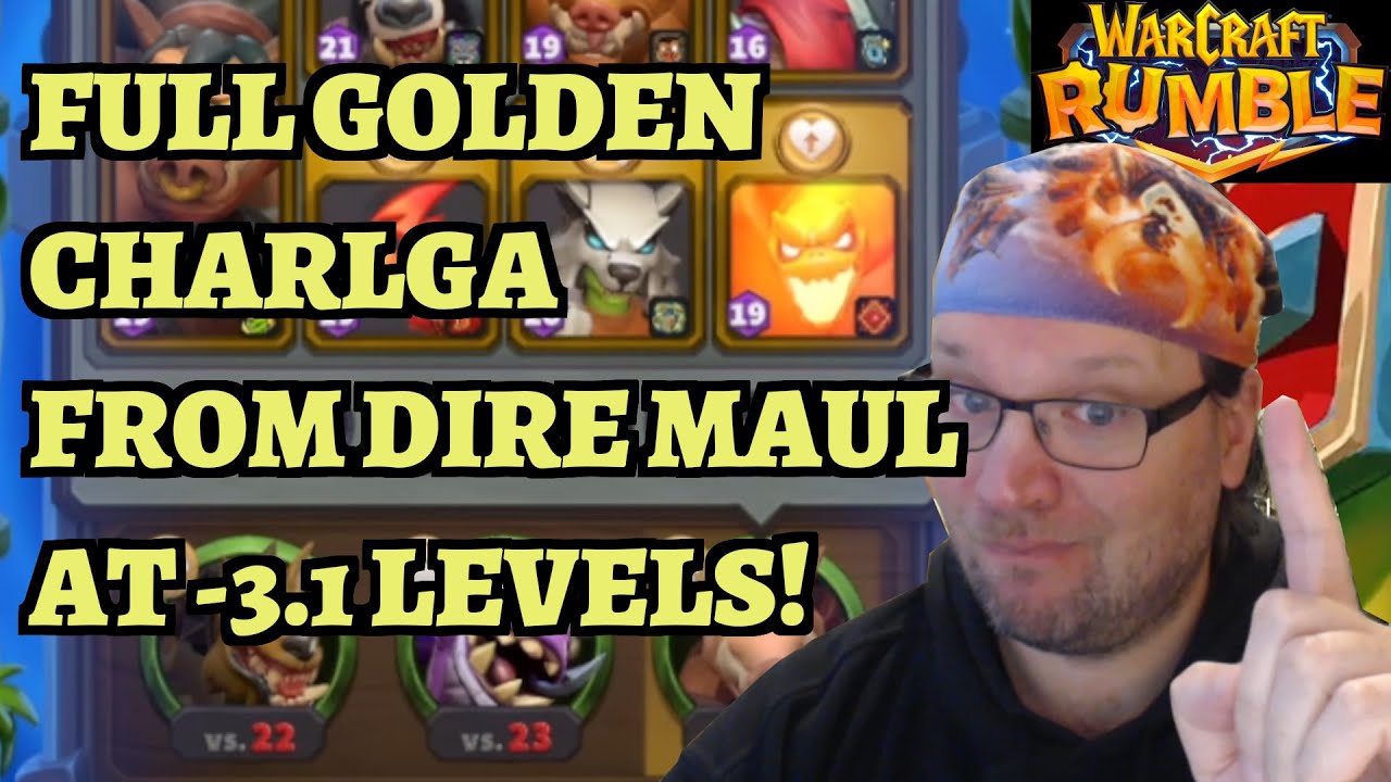 Dire Maul Dungeon Guide - Beast Week - Charlga - Red Difficulty - Warcraft Rumble
