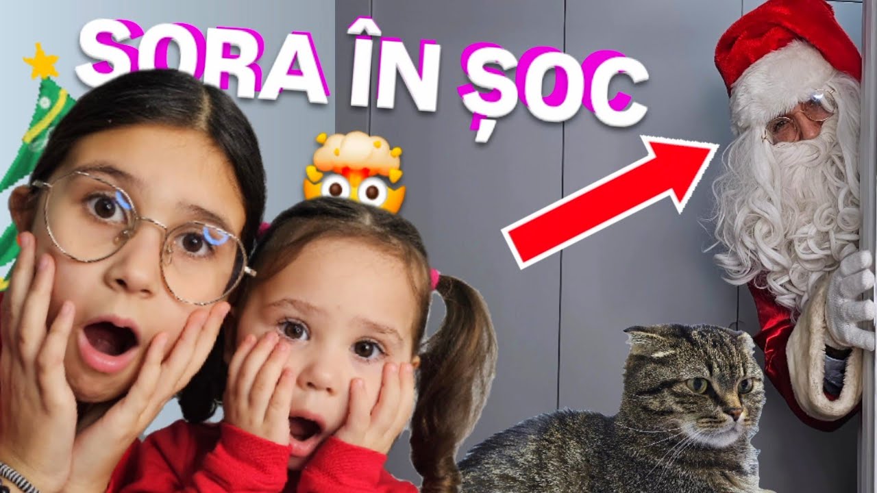 🥹SORA MEA REACȚIONEAZĂ la vizita lui Moș Crăciun🎅 Împodobim Bradul de Anul Nou Vlogmas 2024