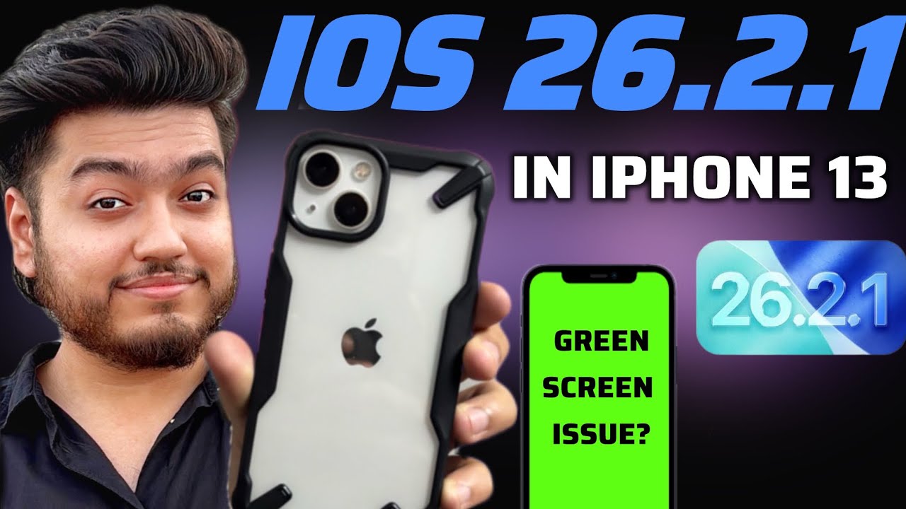 iOS 26.2.1 update in iPhone 13🔥Battery, Performance, Green Screen issue? Should you update?