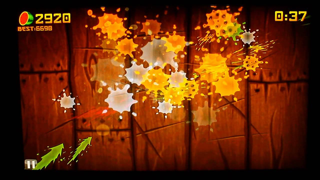 Fruit Ninja 7665 points in arcade mode - HD Ultimate Version - Samsung Galaxy S3 gameplay [HD]