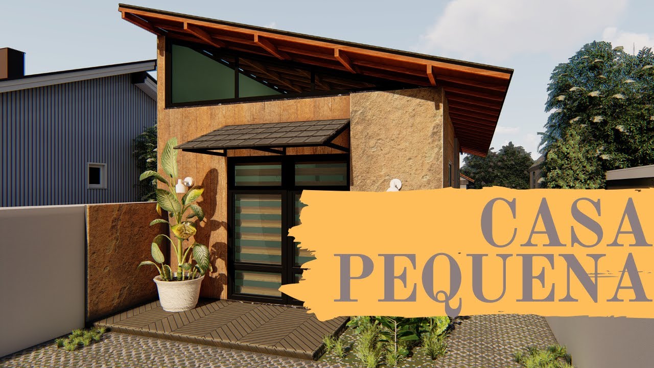 CASA COM UM QUARTO   42,60m² (Meia Água)