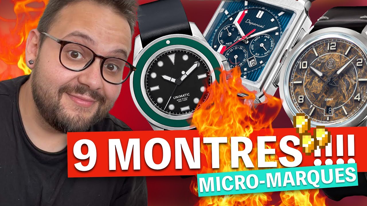 9 Montres PEPITES 🧡 Micro-marques partie 2 !