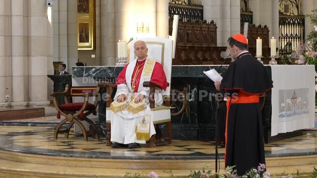 Pope Leo visits cathedral in Madrid and is greeted by enthusiastic crowds at stadium