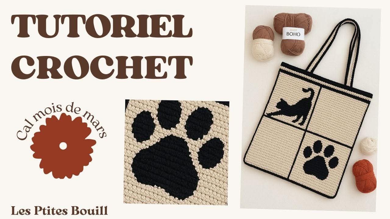 Comment faire un MAGNIFIQUE tote BAG au CROCHET #loupassion #crochet #crochetdebutant #diy