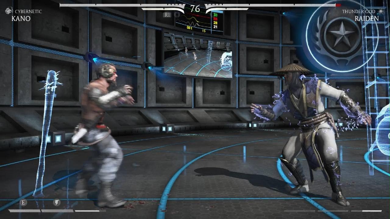 Mortal Kombat X_Kano/Cybernetic VS Raiden/Thunder God