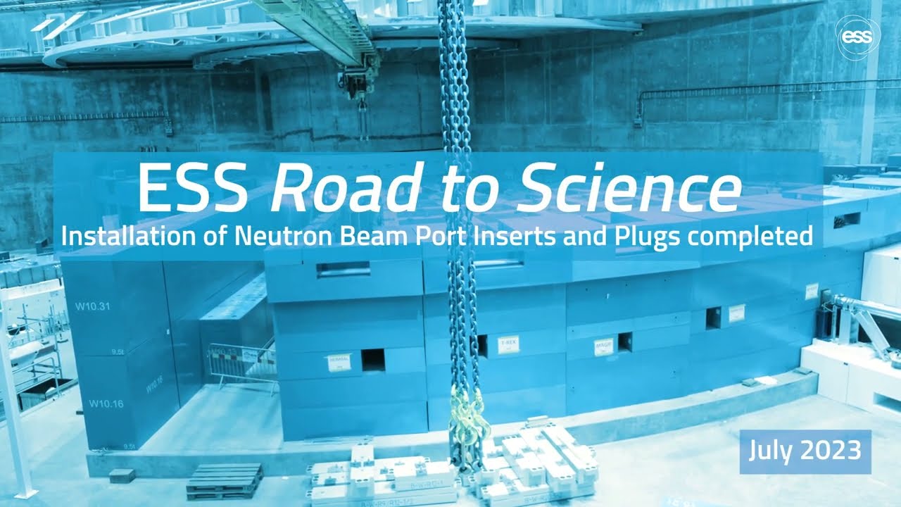 The last Neutron Beam Port Insert installed at ESS