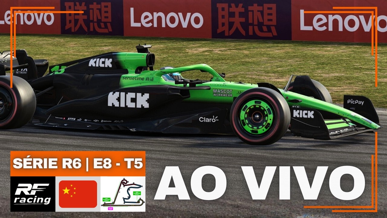 🔴 F1 25 - CHINA - SHANGAI 🇨🇳 | RFR LEAGUE - SÉRIE R6 (GRID ROOKIE) - ETAPA 8 | TEMPORADA 5