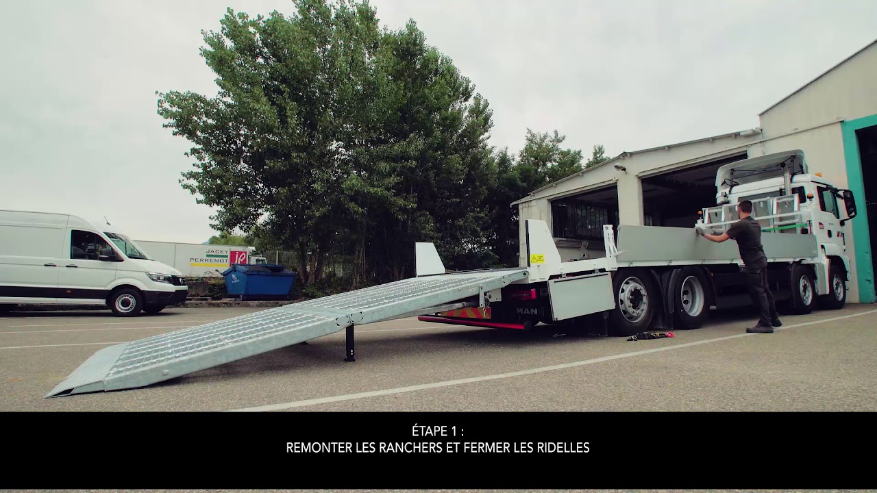 Rampe hydraulique DH-AR DHOLLANDIA : Utilisation
