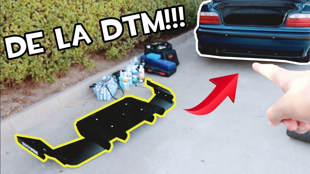 🆕🔥 NUEVA MODIFICACION para el BMW E36 - DIFUSOR TRASERO FANCY WIDE