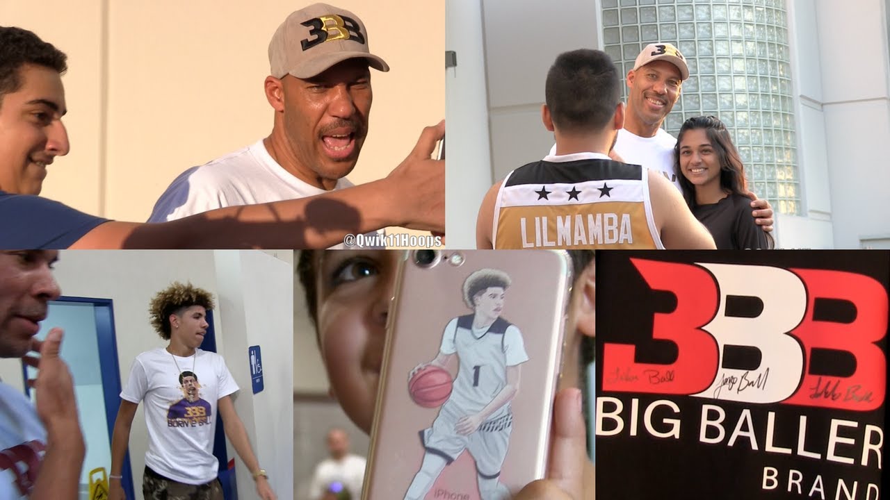 FIRST Big Baller Brand Pop UP Shop in LA THOUSANDS of FANS waiting for Lavar Ball and SONS!