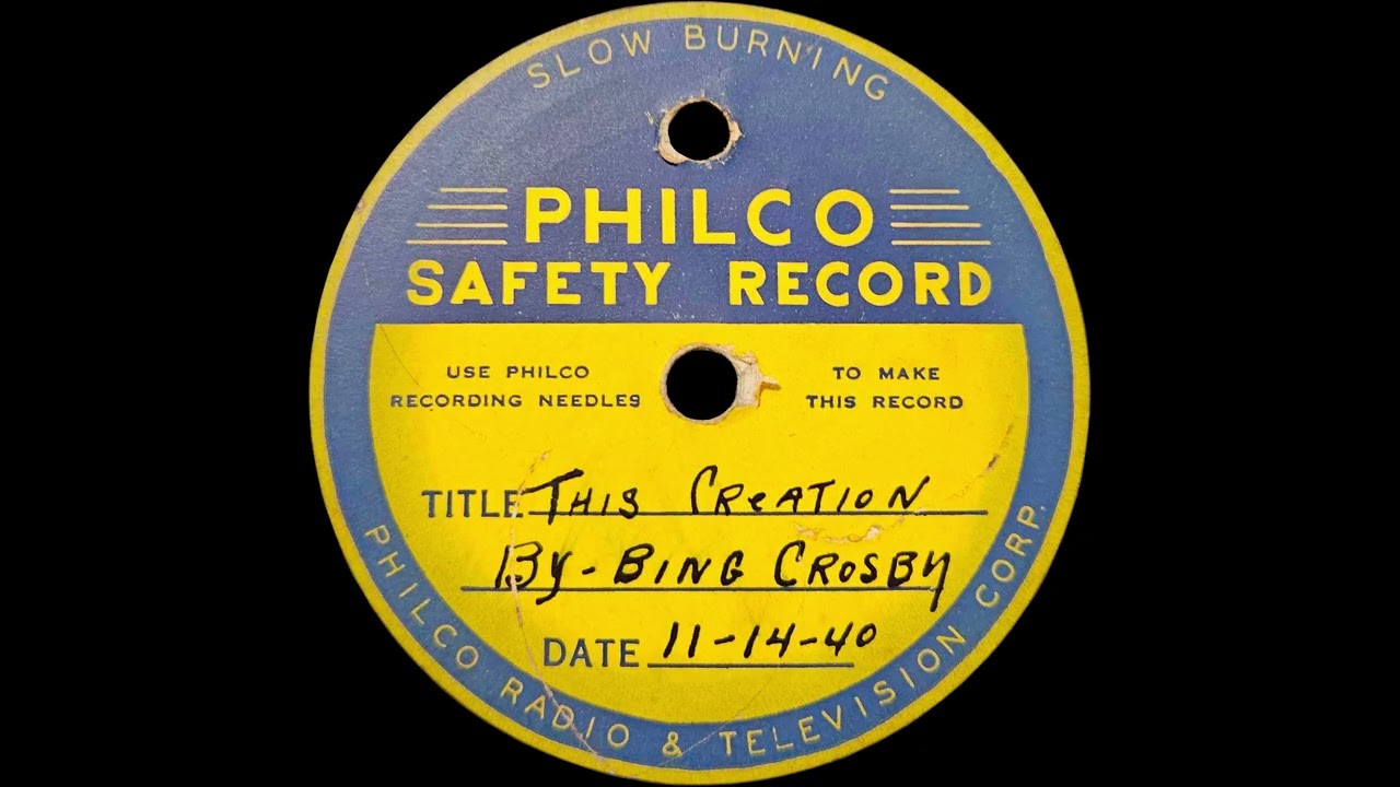 1940 Bing Crosby - You Are The One