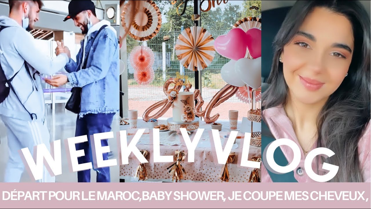 DÉPART POUR LE MAROC🇲🇦 ✈️,BABY SHOWER🍼, JE COUPE MES CHEVEUX , EMAUS 😱, VAISSELLES ACTION😍