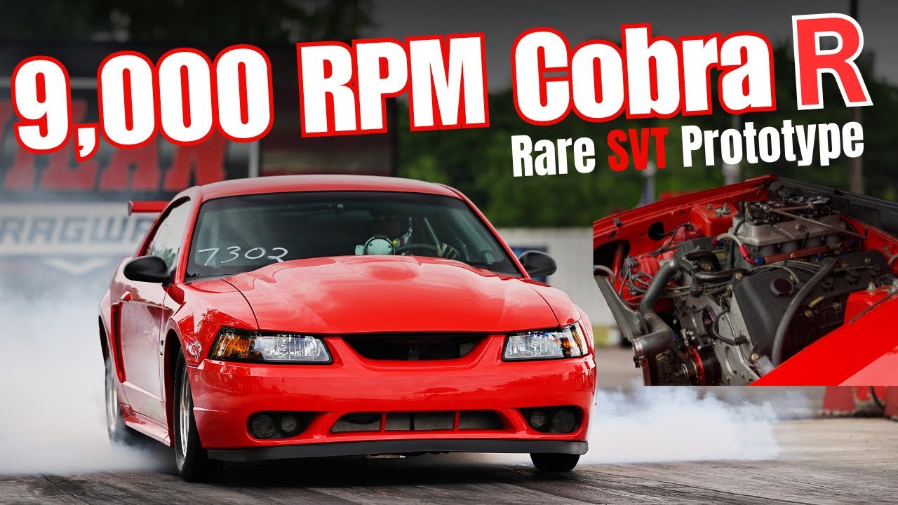 Испытание прототипа Cobra R 2000 года на треке | Уникальный двигатель SVT с туннельным ротором на...
