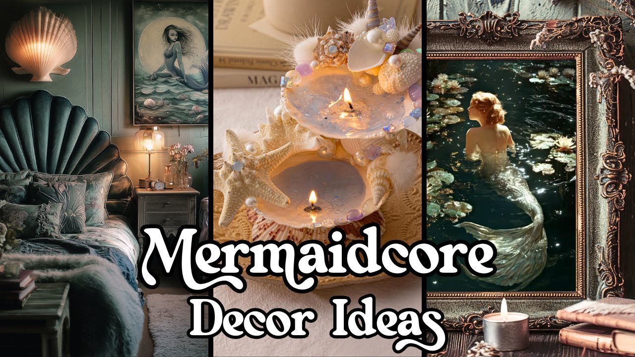 Mermaidcore Aesthetic Decor: How to Turn Your Apartment Into a Dreamy Mermaid Cove 🧜‍♀️