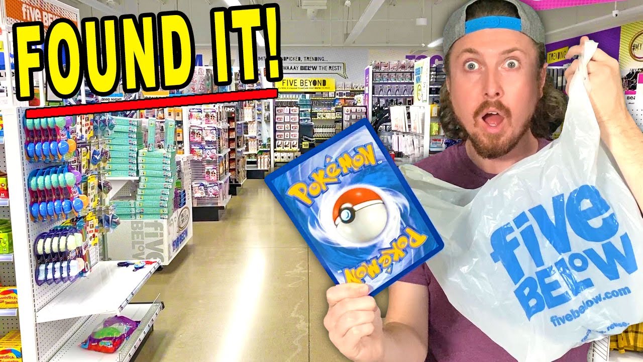 I WENT HUNTING for FIVE BELOW POKEMON CARDS! Opening My Weekend Shopping Haul
