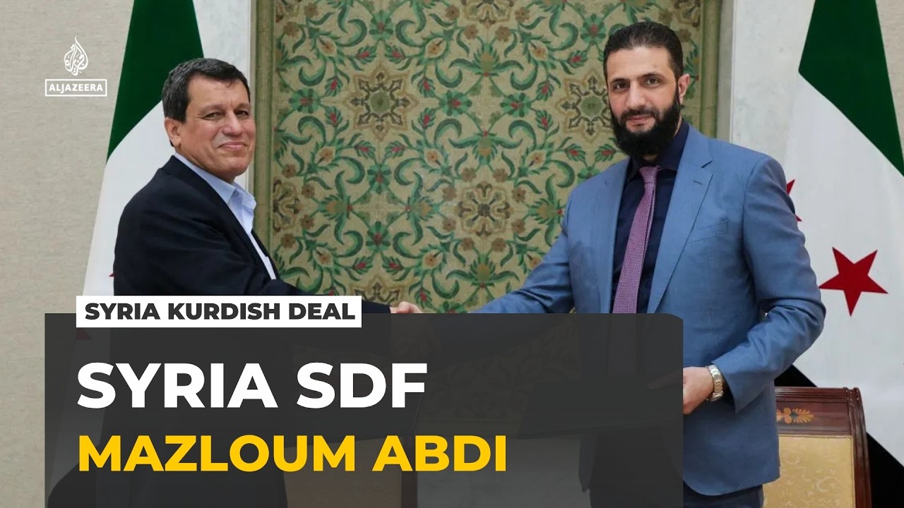 Kurdish-led forces in Syria dissolved: Head of SDF says group has merged with military