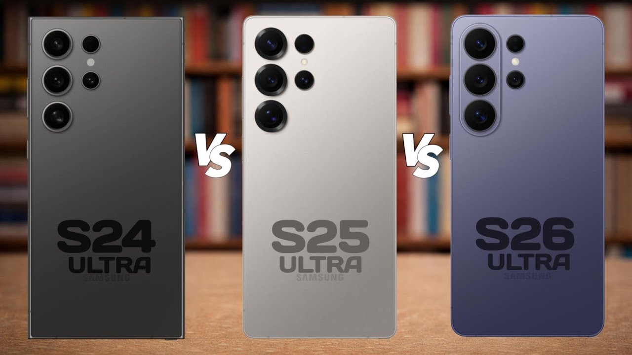 Samsung S24 Ultra Vs Samsung S25 Ultra Vs Samsung S26 Ultra 
