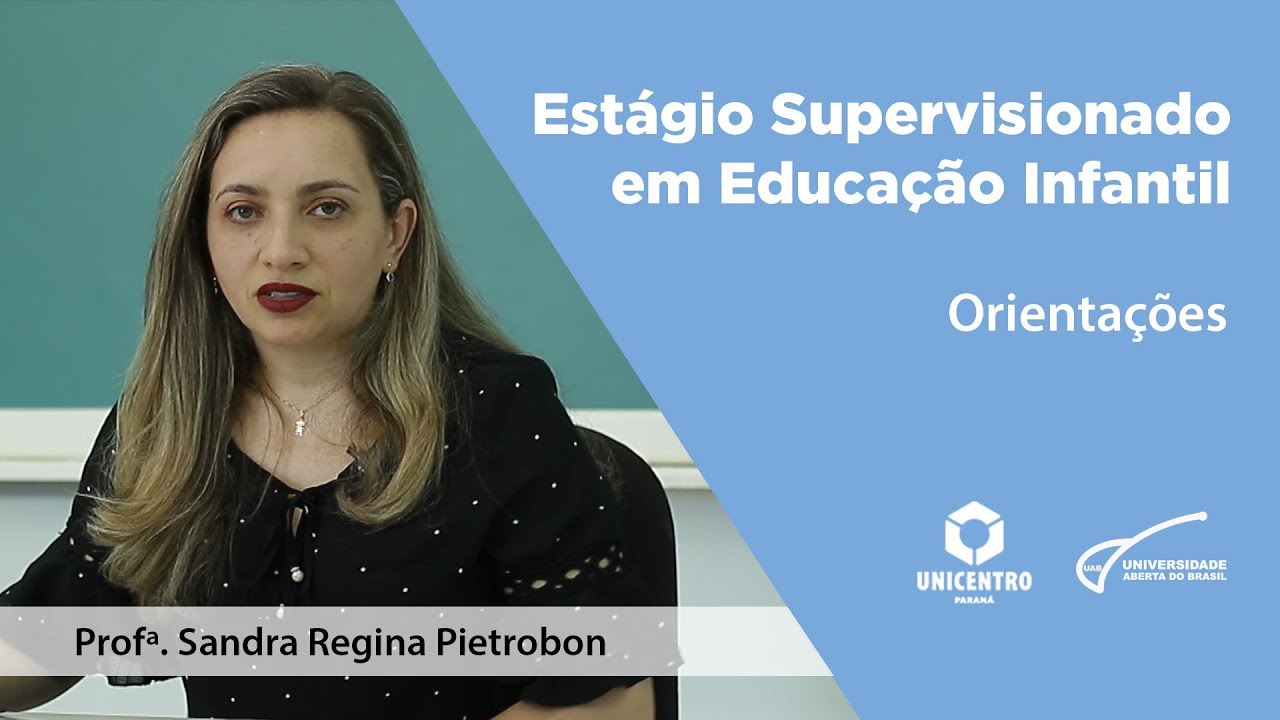 [PED] Orientações sobre Estágio Supervisionado em Educação Infantil