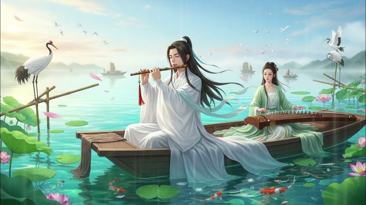 Calming Chinese Music • Kloy Flute + Guzheng for Stress Relief