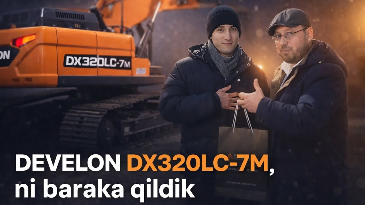 DEVELON DX320LC-7M, ni baraka qildik.#develon #excavator #usa #uzbekistan #dx320lc-7m