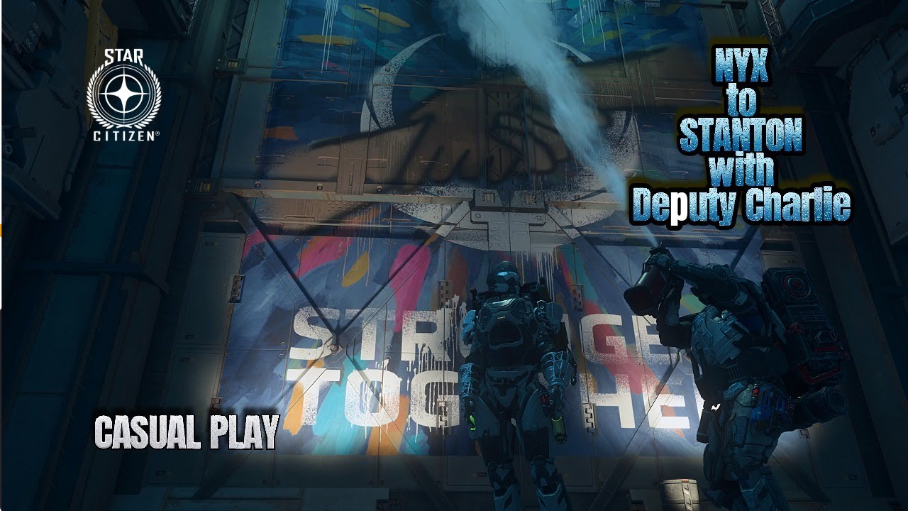 Nyx to Stanton with Deputy Charlie in Star Citizen