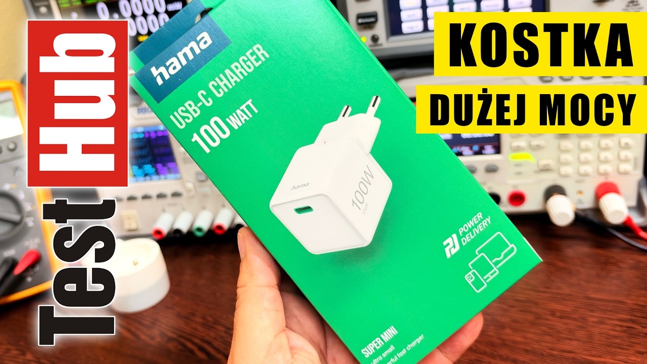 Hama Super Mini 100W PD mała ładowarka o wielkiej mocy