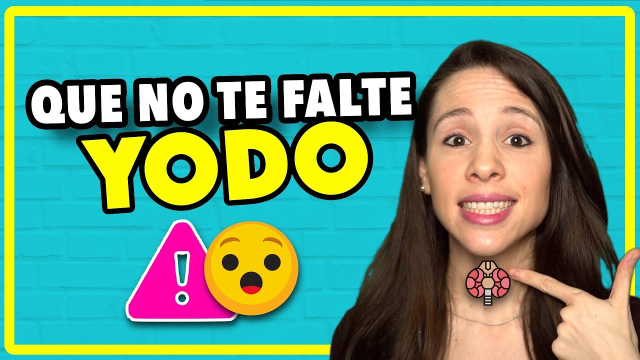 IMPORTANTE! ⚠️ Alimentos con YODO ¿Qué es? ¿Para qué sirve?