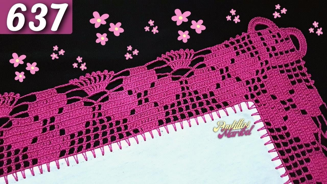 Luce una puntilla diferente en tus servilletas con esta idea 🌸 637 | Puntillas Maribel