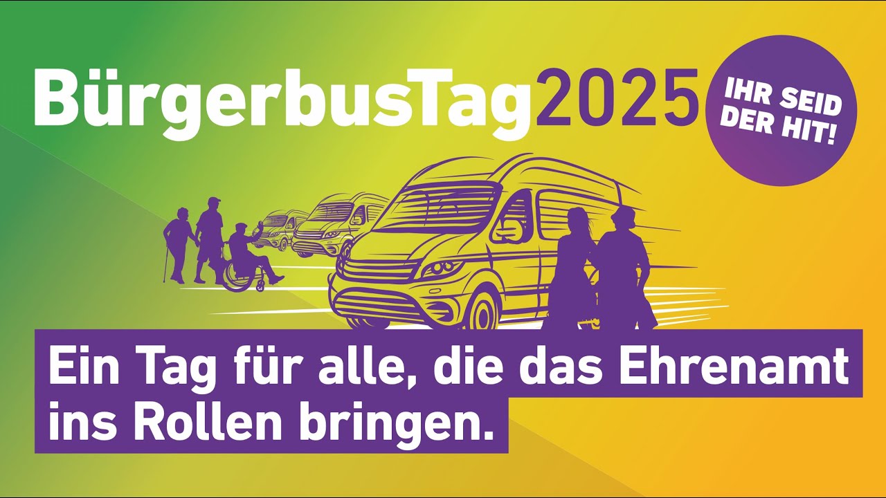BürgerbusTag 2025: Ihr seid der Hit!