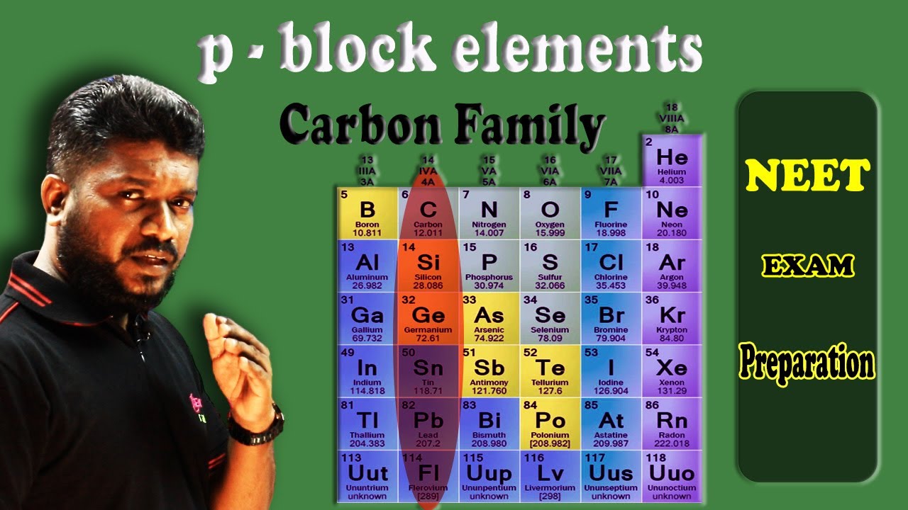 Carbon group  Carbon Family  p block elements#neetchemistry