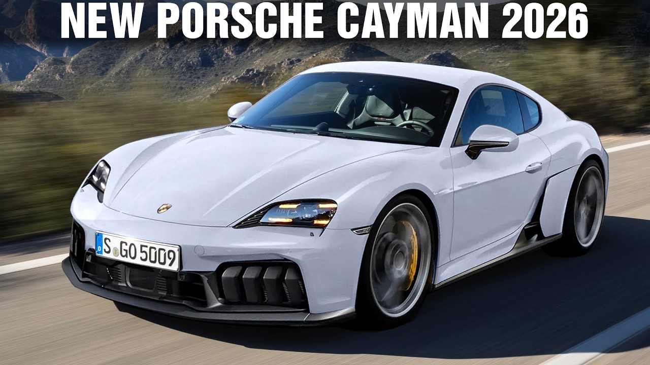 2026 New Porsche Cayman (Boxster) - First Look!