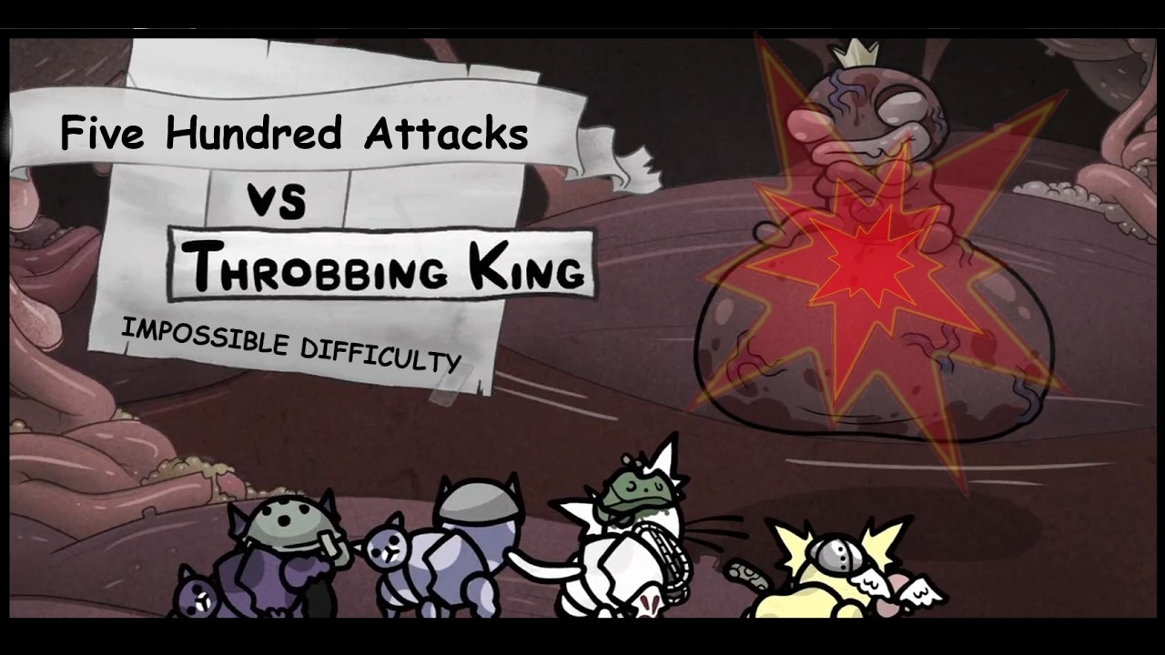 Mewgenics - Throbbing King Round 1 Kill with Psychic ! - Insane Difficulty