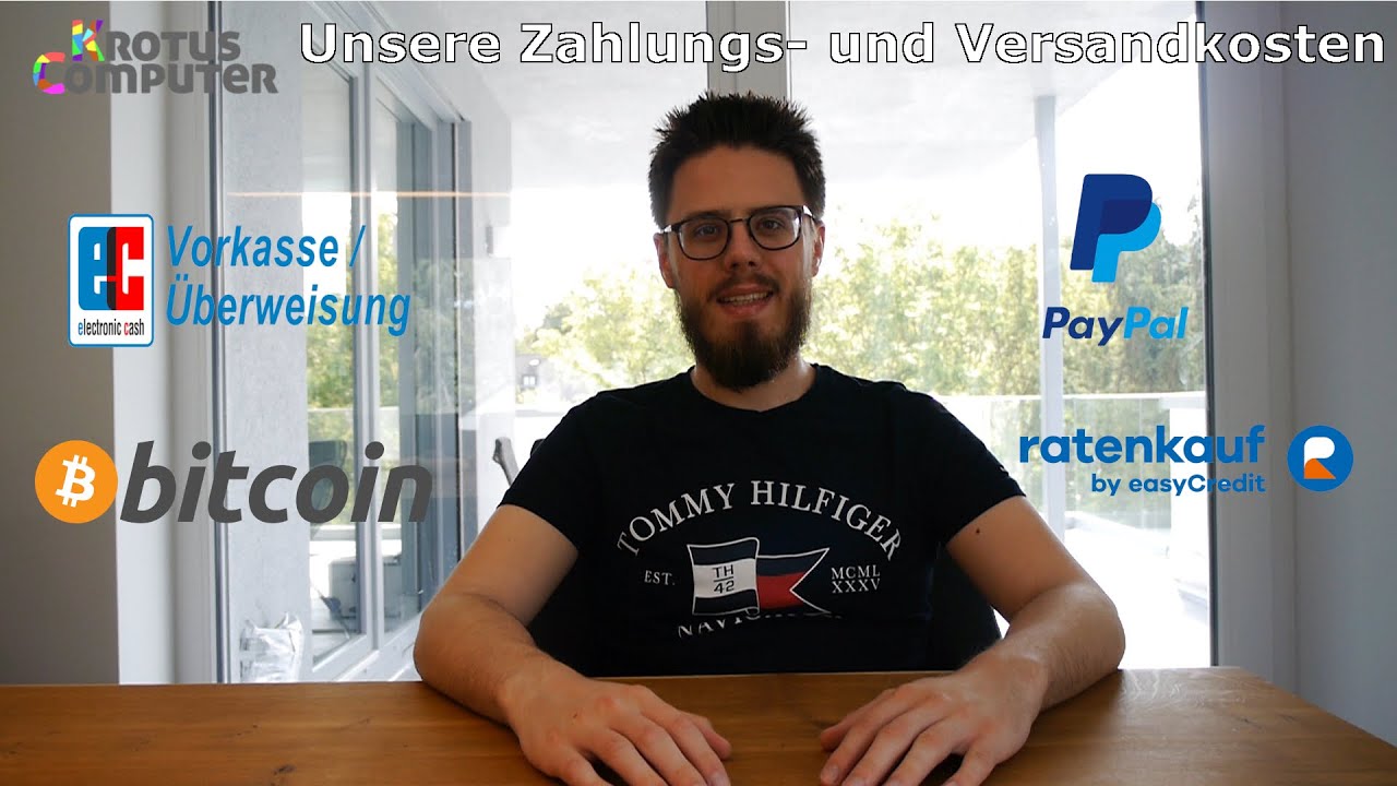 Krotus Computer - Unsere Zahlungsarten und Versandkosten
