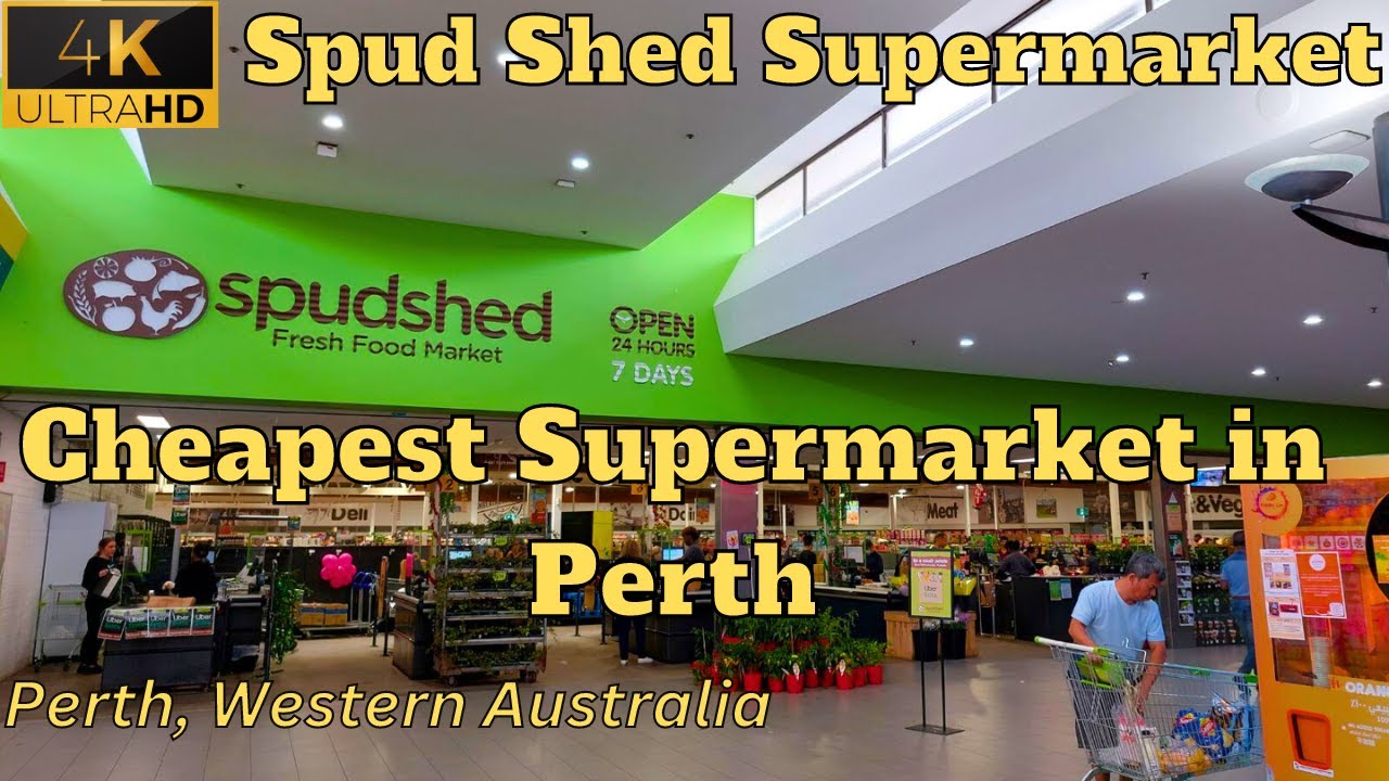 Spud shed Supermarket, Western Australia Perth (4K)