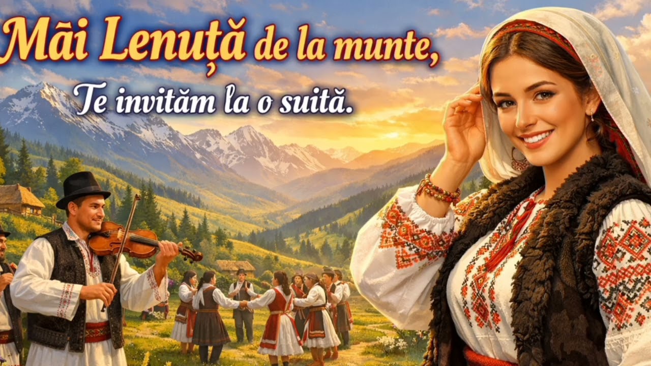 Hai, Lenuță, hai la joc...Că-i satul aprins de foc.... Cântă fluierul pe deal...