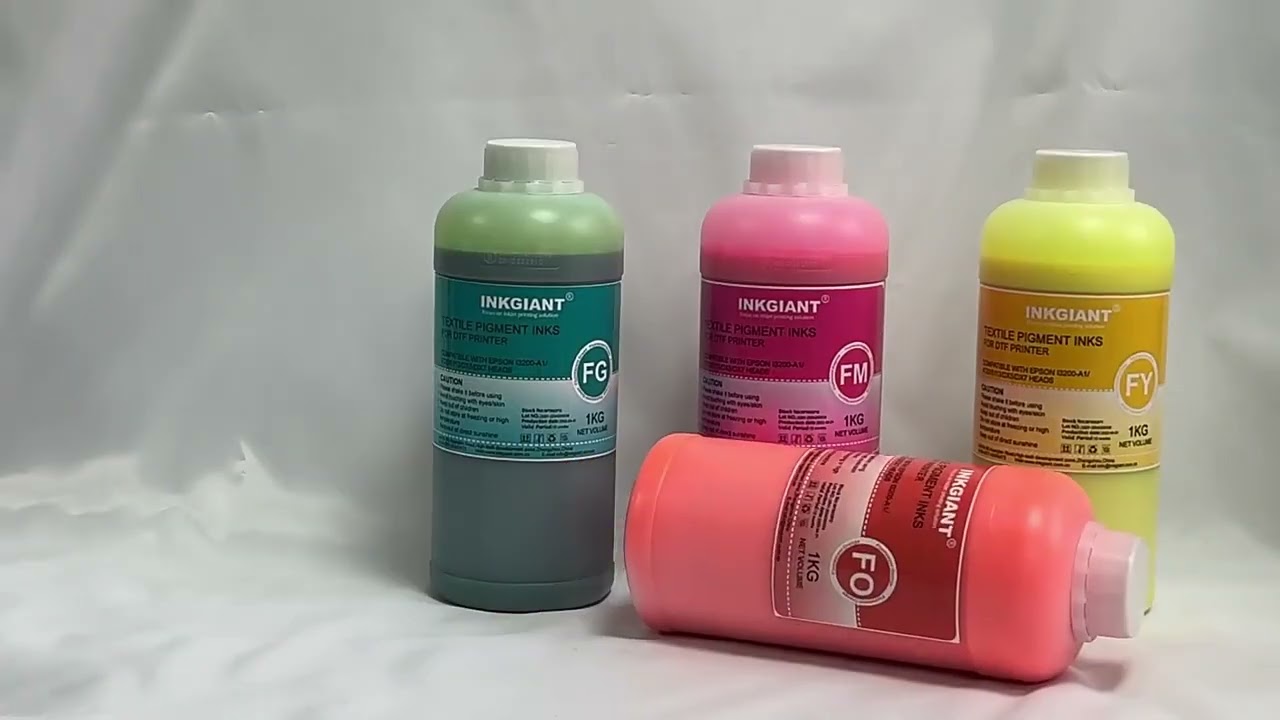 pigment ink for DTF printer fluorescent colors