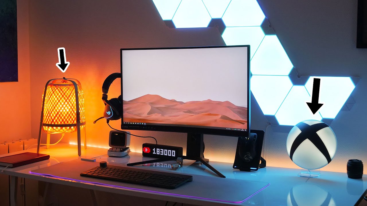 9 LAMPES SUR AMAZON POUR AMÉLIORER L'ÉCLAIRAGE DE VOTRE SETUP GAMING !