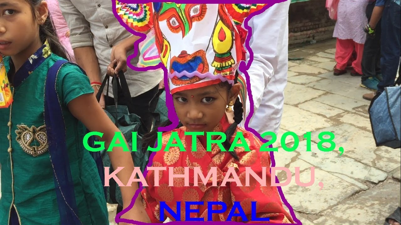गाइ जात्र २०१८  , काठमाडौँ नेपाल || GAI JATRA 2018 ,  KATHMANDU ||