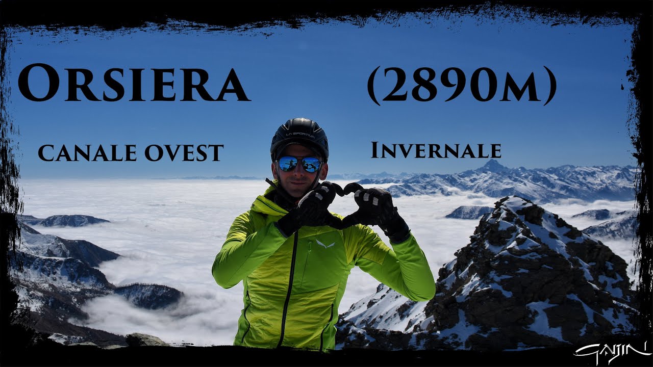 Orsiera (2890m) - Canale Ovest Invernale