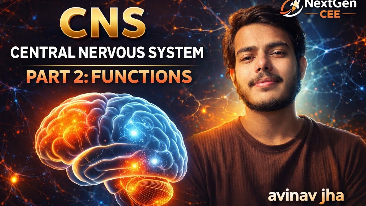 CNS - Central nervous system in Nepali Part -2 - functions